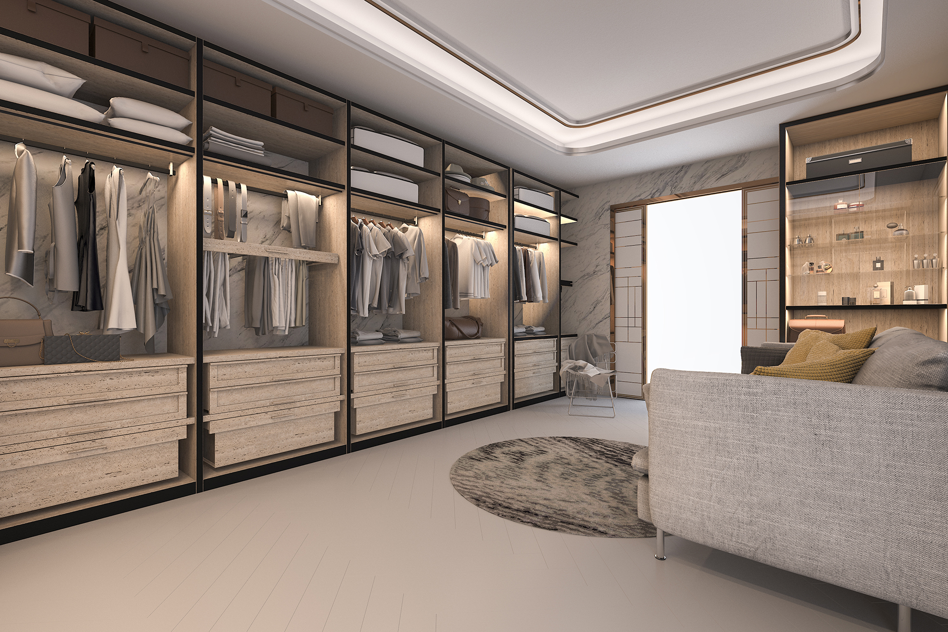 walk in wardrobe designs